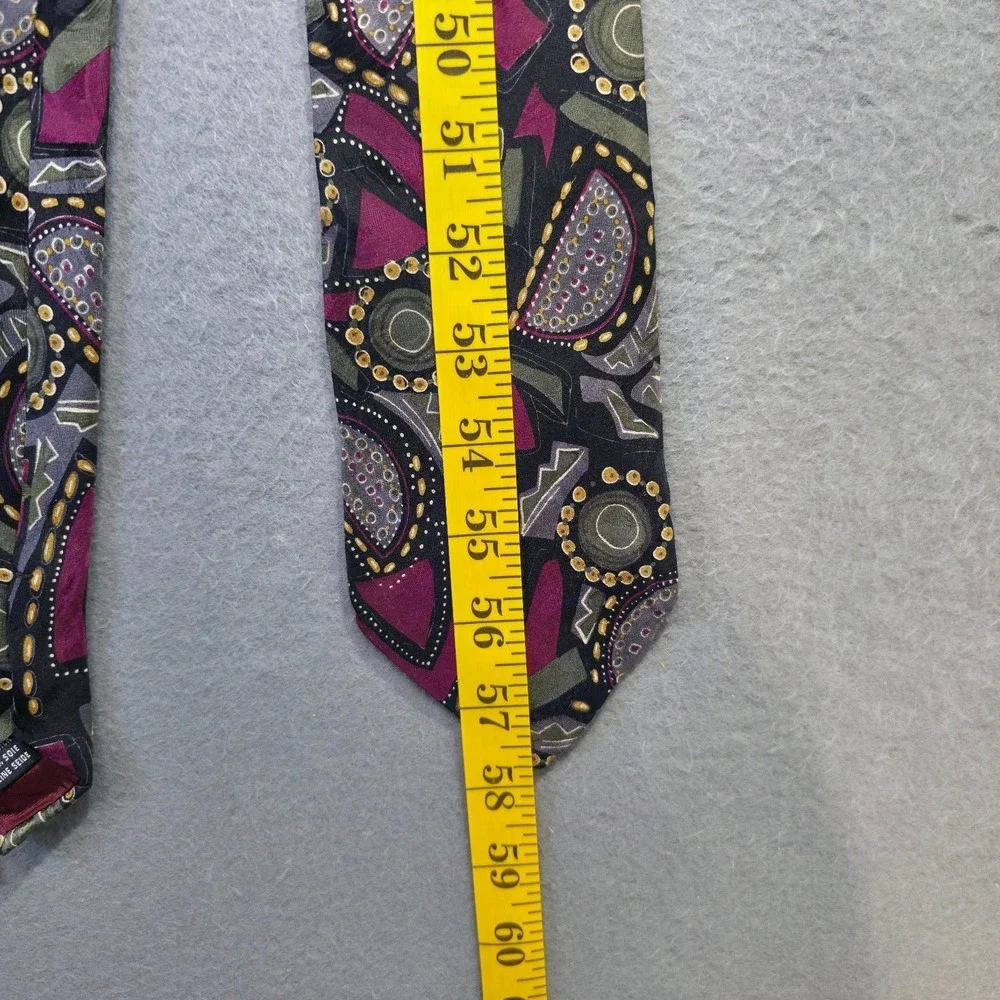 Paolo Designed by Paolo Gucci Men's 100% Silk Geometric Neck Tie Size 3.5x58